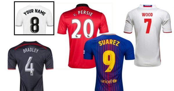 Football Shirt PrintingBath