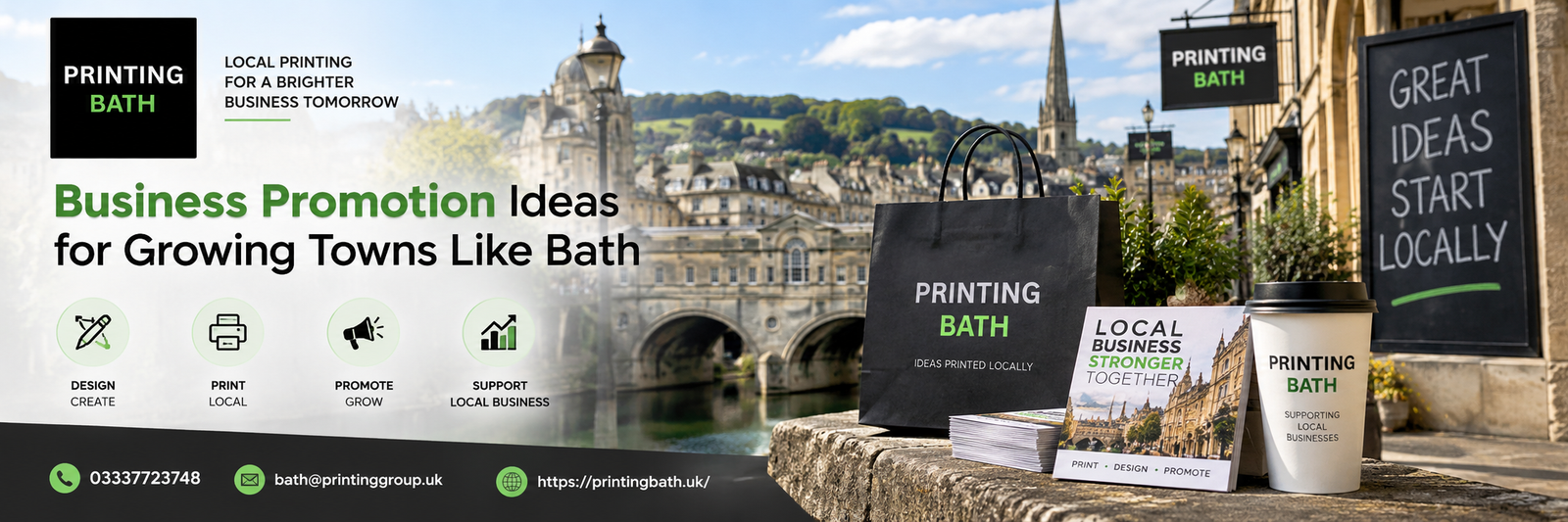 Business Promotion Ideas for Growing Towns Like Bath